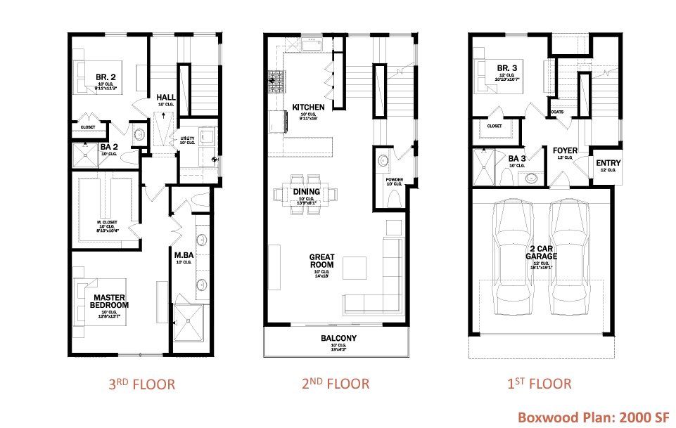 2D floor plan layout for the Boxwood by Owais Developments in Commonwealth Park, Houston, TX (Image 1). 2D floor plan layout for the Boxwood by Owais Developments in Commonwealth Park, Houston, TX (Image 1).