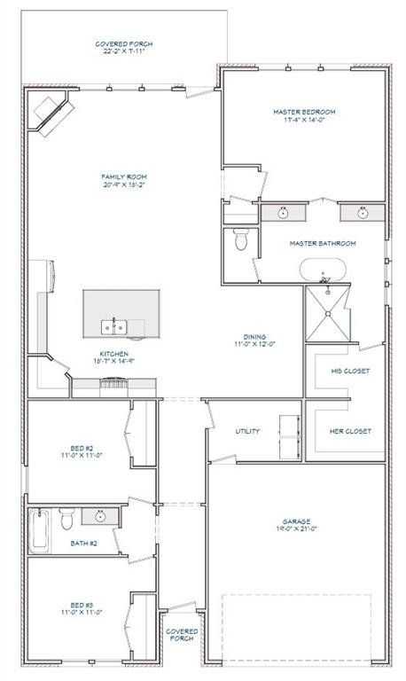 2D floor plan layout of this home in , Benbrook, TX (Image 1). 2D floor plan layout of this home in , Benbrook, TX (Image 1).