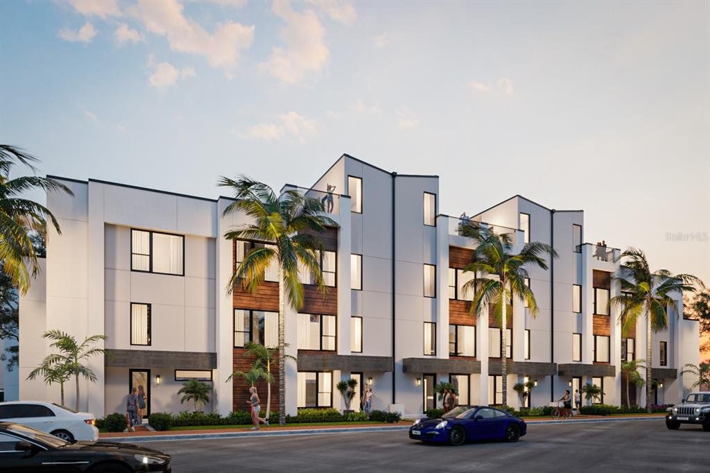 Front exterior of a new home in , Sarasota, FL, highlighting curb appeal (Image 1). Front exterior of a new home in , Sarasota, FL, highlighting curb appeal (Image 1).