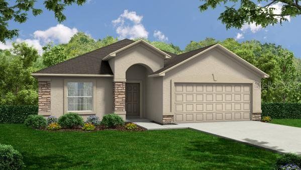 Front exterior of a new home in , Winter Haven, FL, highlighting curb appeal (Image 1).