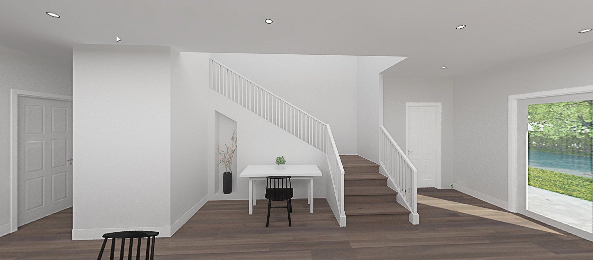 Representative furnished interior of a home built from the The Atascocita by Aspen Square Homes in Gilbert Villas Homes, Irving (Image 1). Representative furnished interior of a home built from the The Atascocita by Aspen Square Homes in Gilbert Villas Homes, Irving (Image 1).