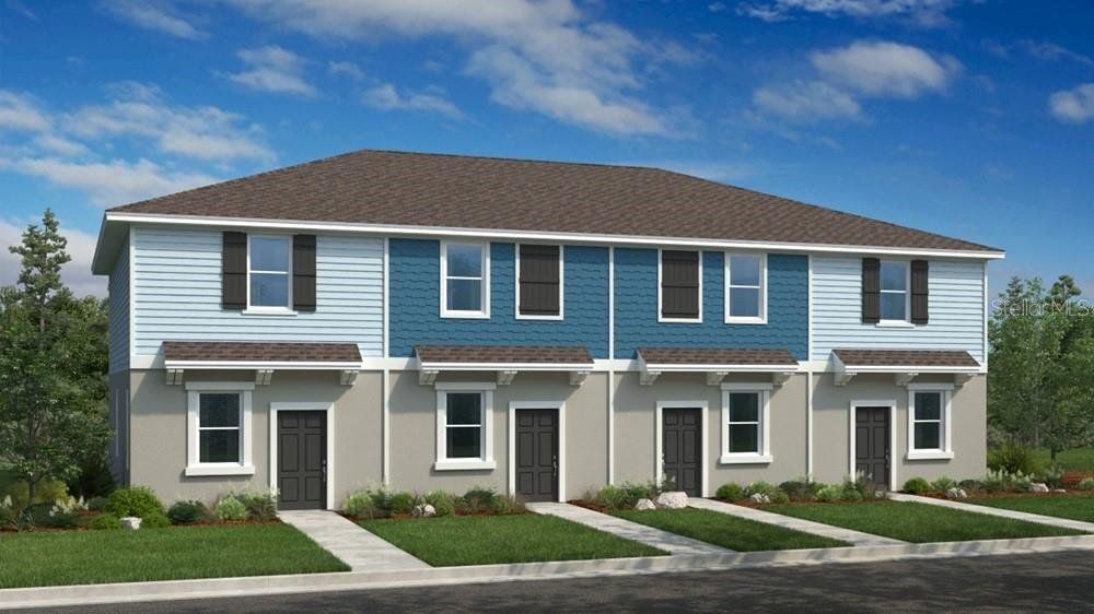 Front exterior of a new home in Southloch, Mount Dora, FL, highlighting curb appeal (Image 1). Front exterior of a new home in Southloch, Mount Dora, FL, highlighting curb appeal (Image 1).