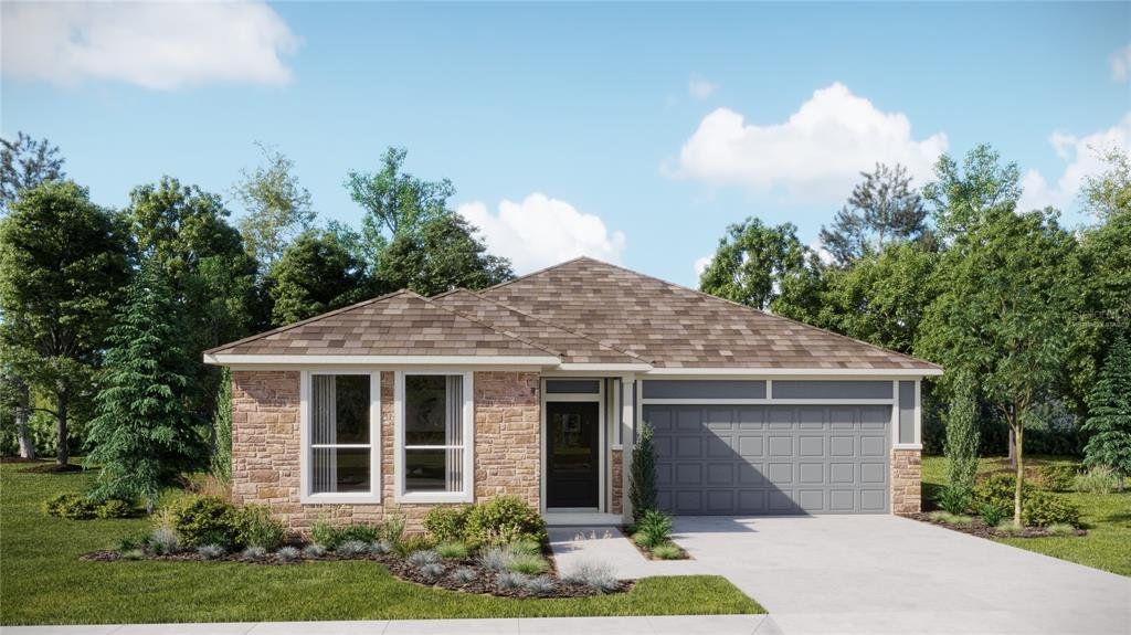 Front exterior of a new home in Westview, Kissimmee, FL, highlighting curb appeal (Image 1). Front exterior of a new home in Westview, Kissimmee, FL, highlighting curb appeal (Image 1).