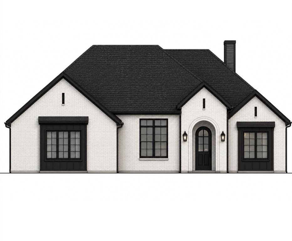 Exterior rendering of this home design in , Fort Worth, TX (Image 1). Exterior rendering of this home design in , Fort Worth, TX (Image 1).