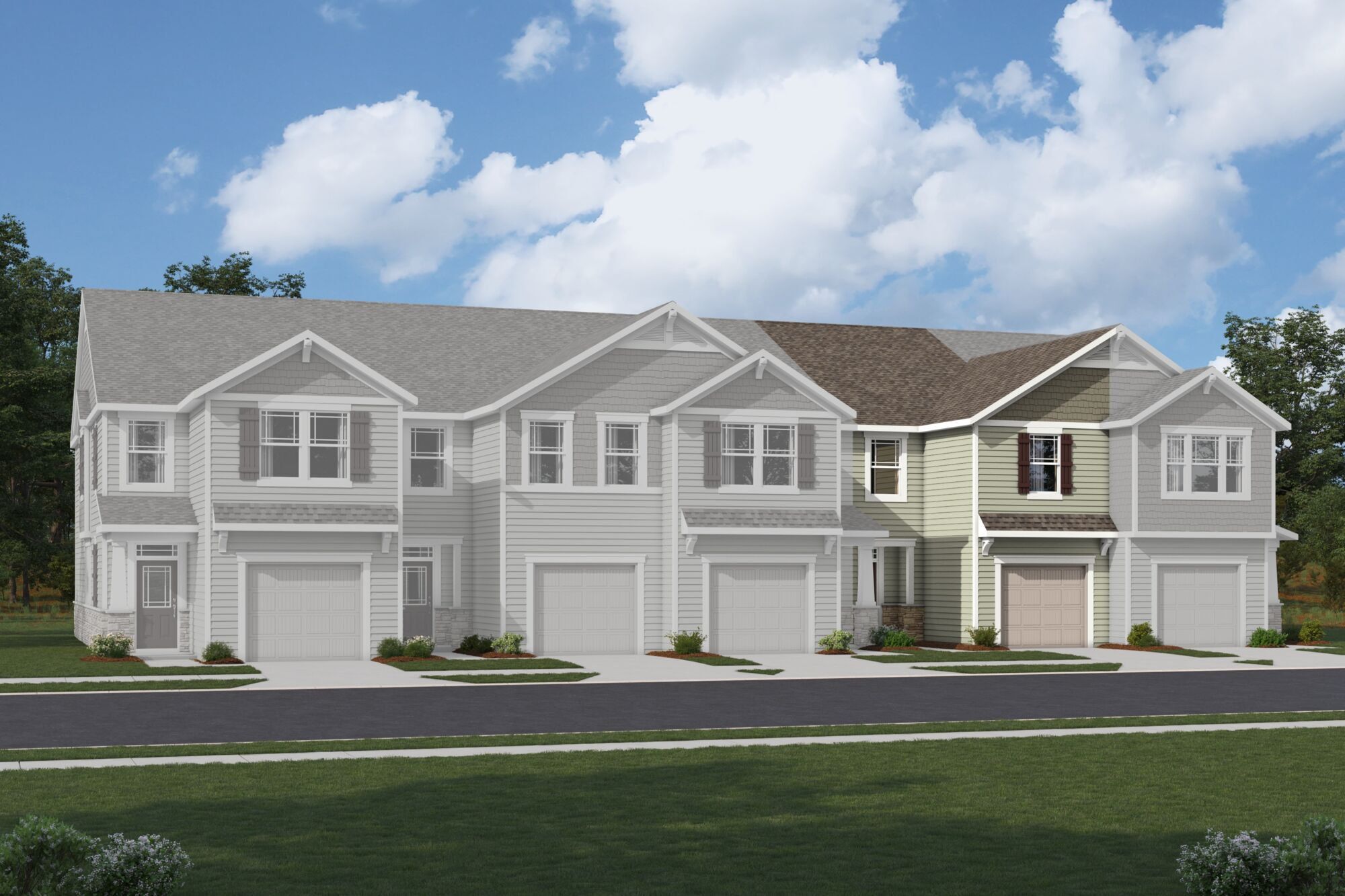 Adriana Craftsman Elevation rendering
