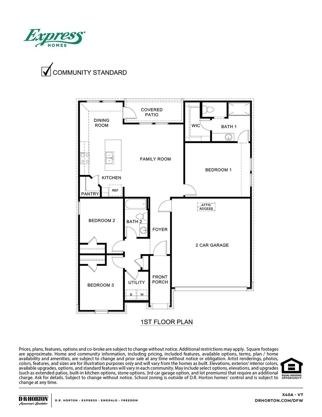 2D floor plan layout for the Ashburn by D.R. Horton in Wildwood, Royse City, TX (Image 1). 2D floor plan layout for the Ashburn by D.R. Horton in Wildwood, Royse City, TX (Image 1).