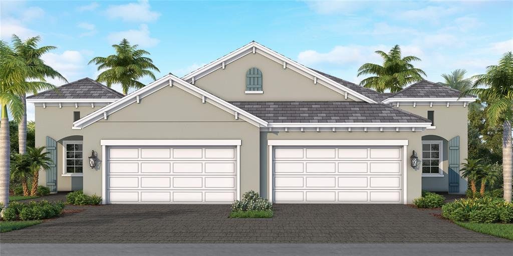Front exterior of a new home in , Venice, FL, highlighting curb appeal (Image 1). Front exterior of a new home in , Venice, FL, highlighting curb appeal (Image 1).