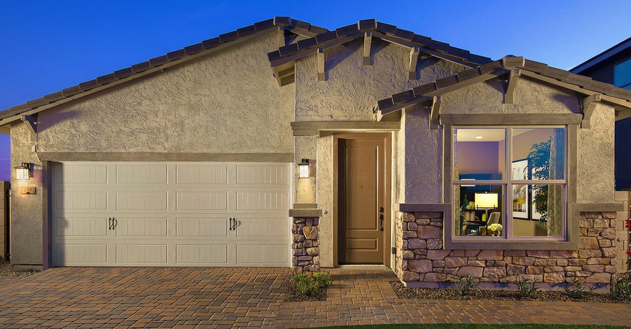 A showcase of a new construction home by San Tan Homes, highlighting their design and quality (Image 2).