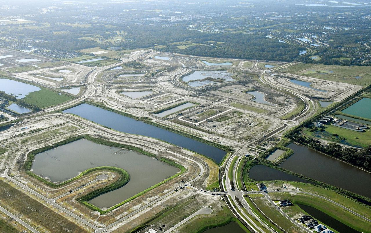 Site preparation and early development at The Sanctuary at Seaire in Parrish, FL (Image 2).