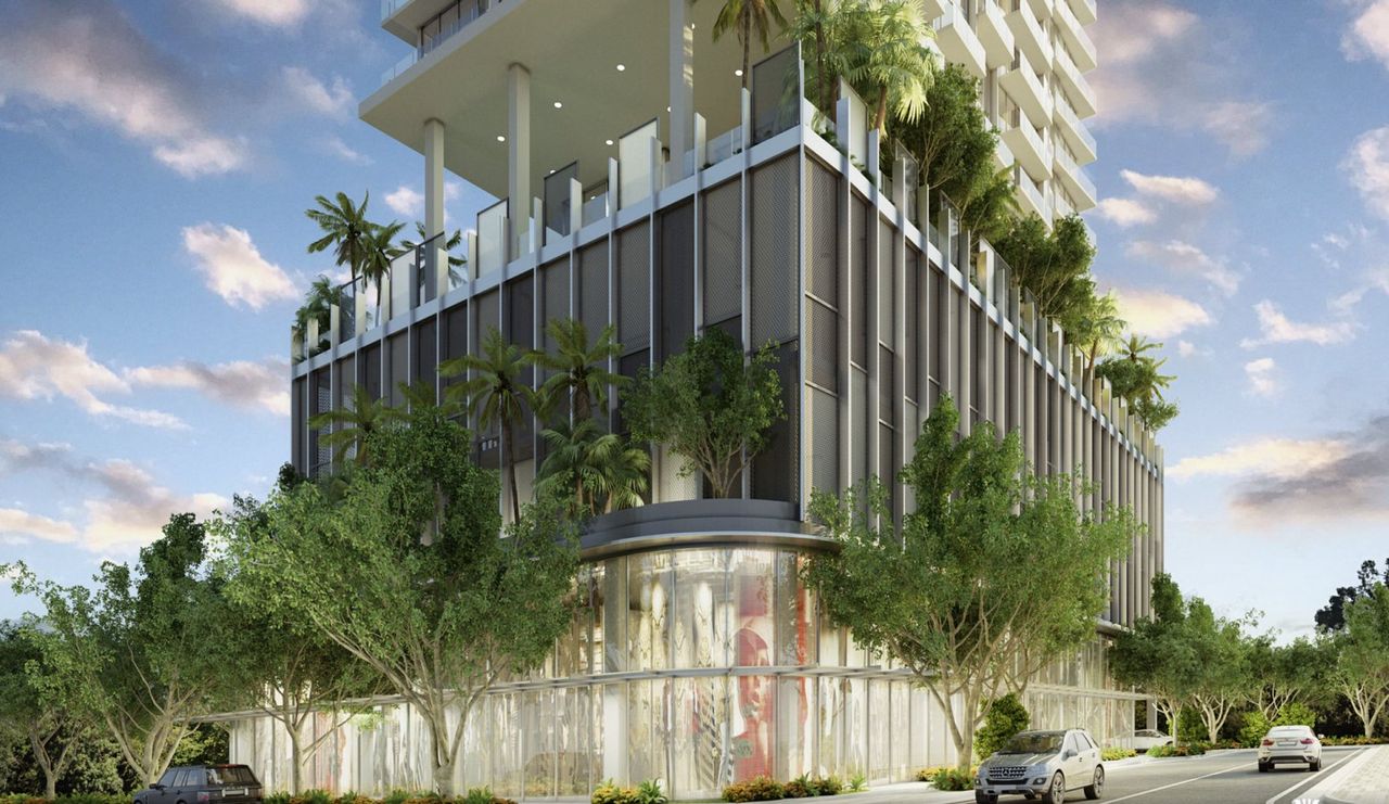Condo located in 445 Northeast 36th Street Condos, Miami, highlighting architectural design (Image 2).