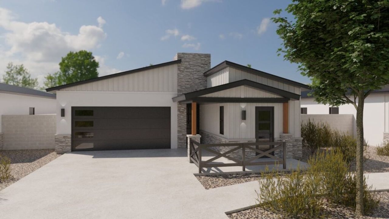 Front exterior of a home in the Citrus Park at South Mountain community, located in Phoenix, AZ (Image 2).