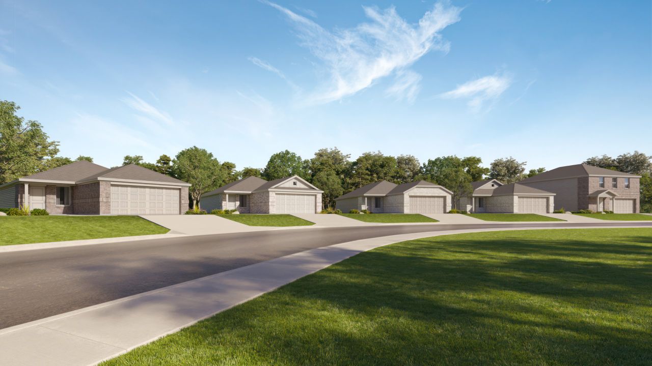 Grove Core Cottage 1 Side Brick Streetscape