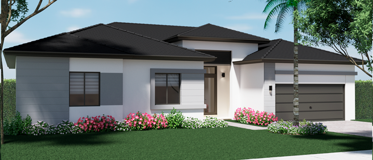 Front exterior of a home in the Century Hammocks Estates community, located in Miami, FL (Image 2).