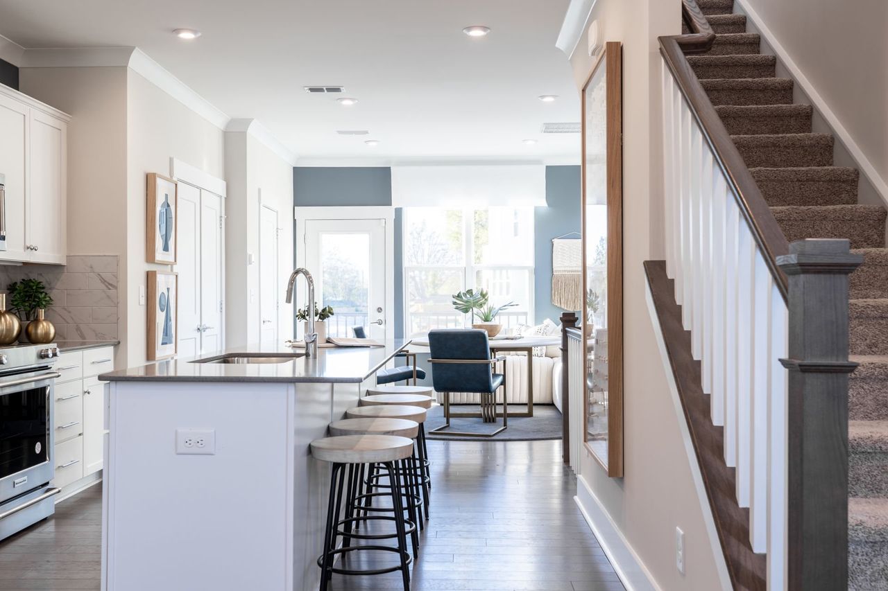 Open Kitchen with an island