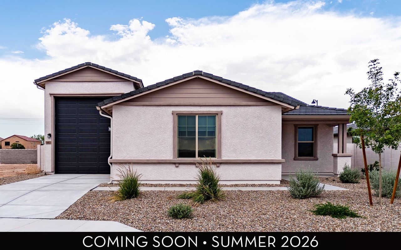 Front exterior of a home in the McCartney Center community, located in Casa Grande, AZ (Image 2).