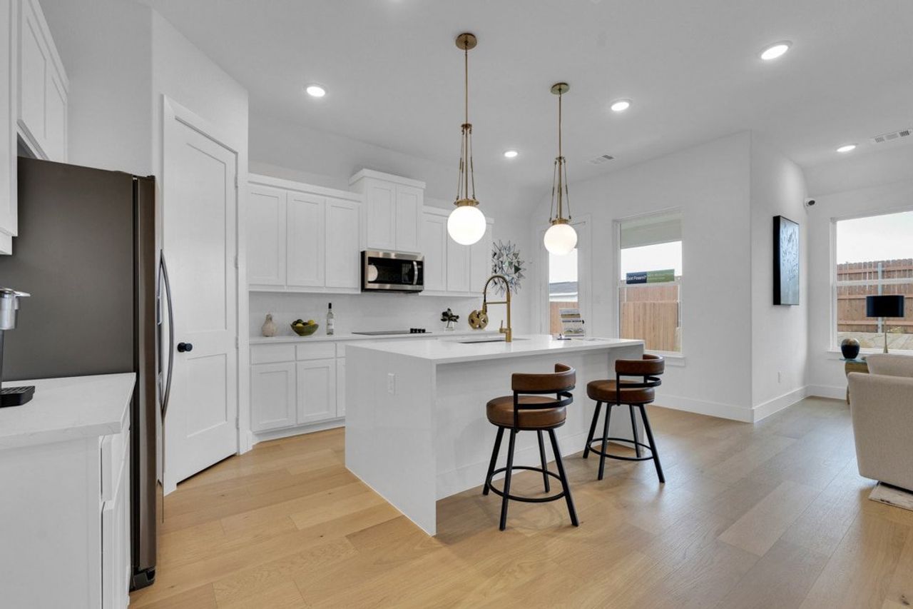 Furnished interior in a model home at Paloma Trails in Decatur (Image 2).