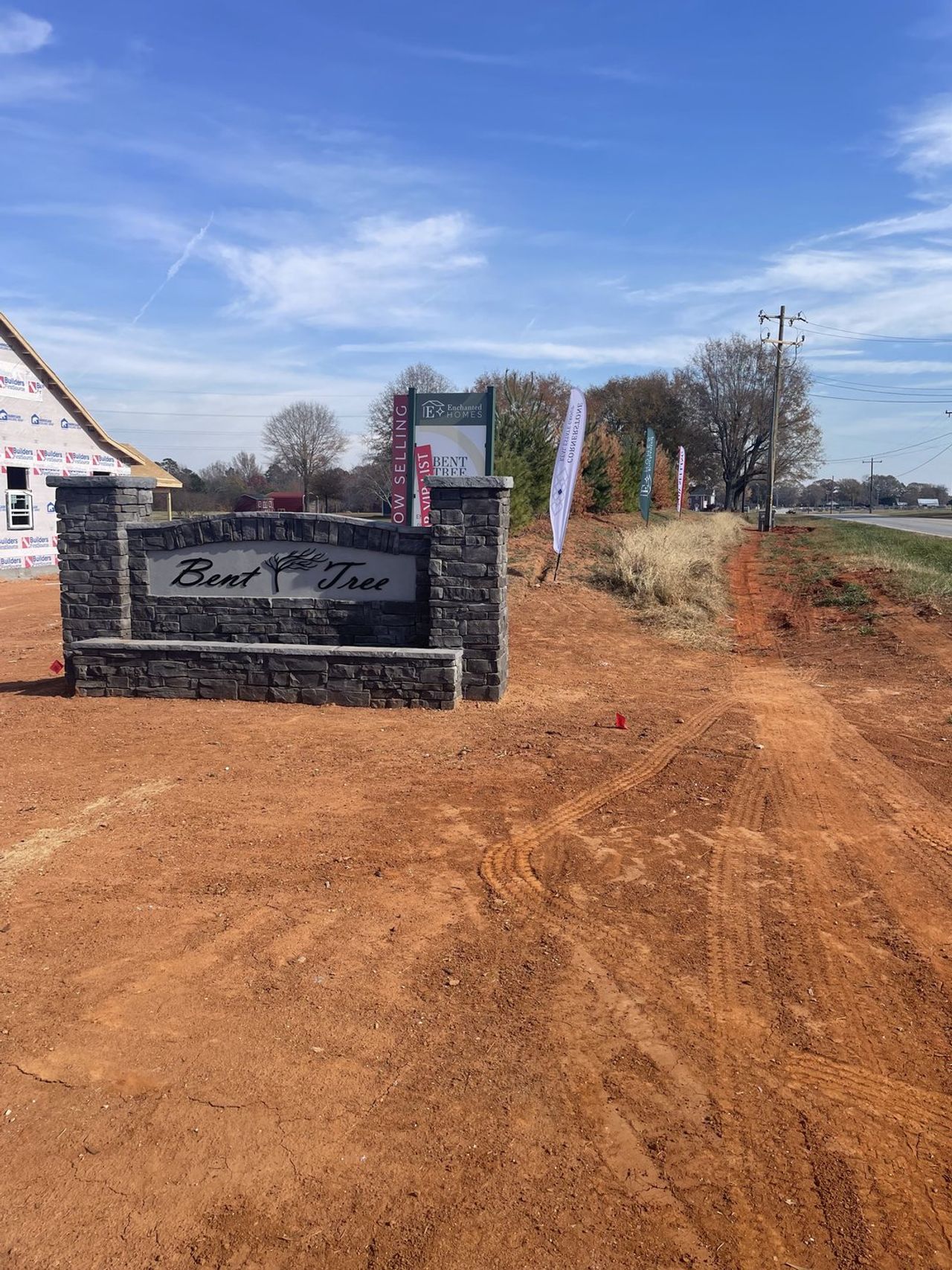Site preparation and early development at Bent Tree in Gaffney, SC (Image 2).