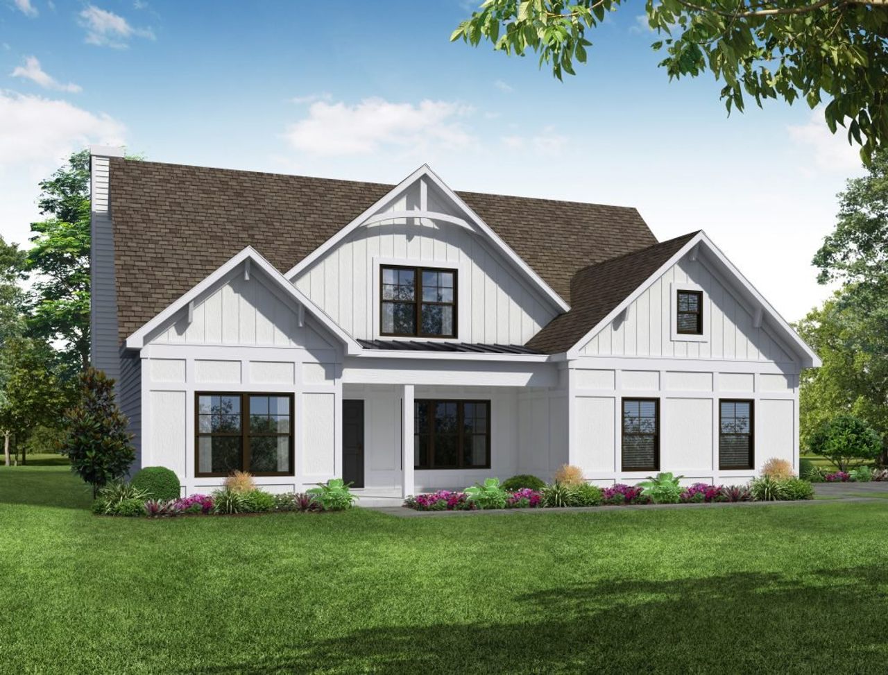 Front exterior of a home in the Stallings Farm South community, located in Senoia, GA (Image 2).