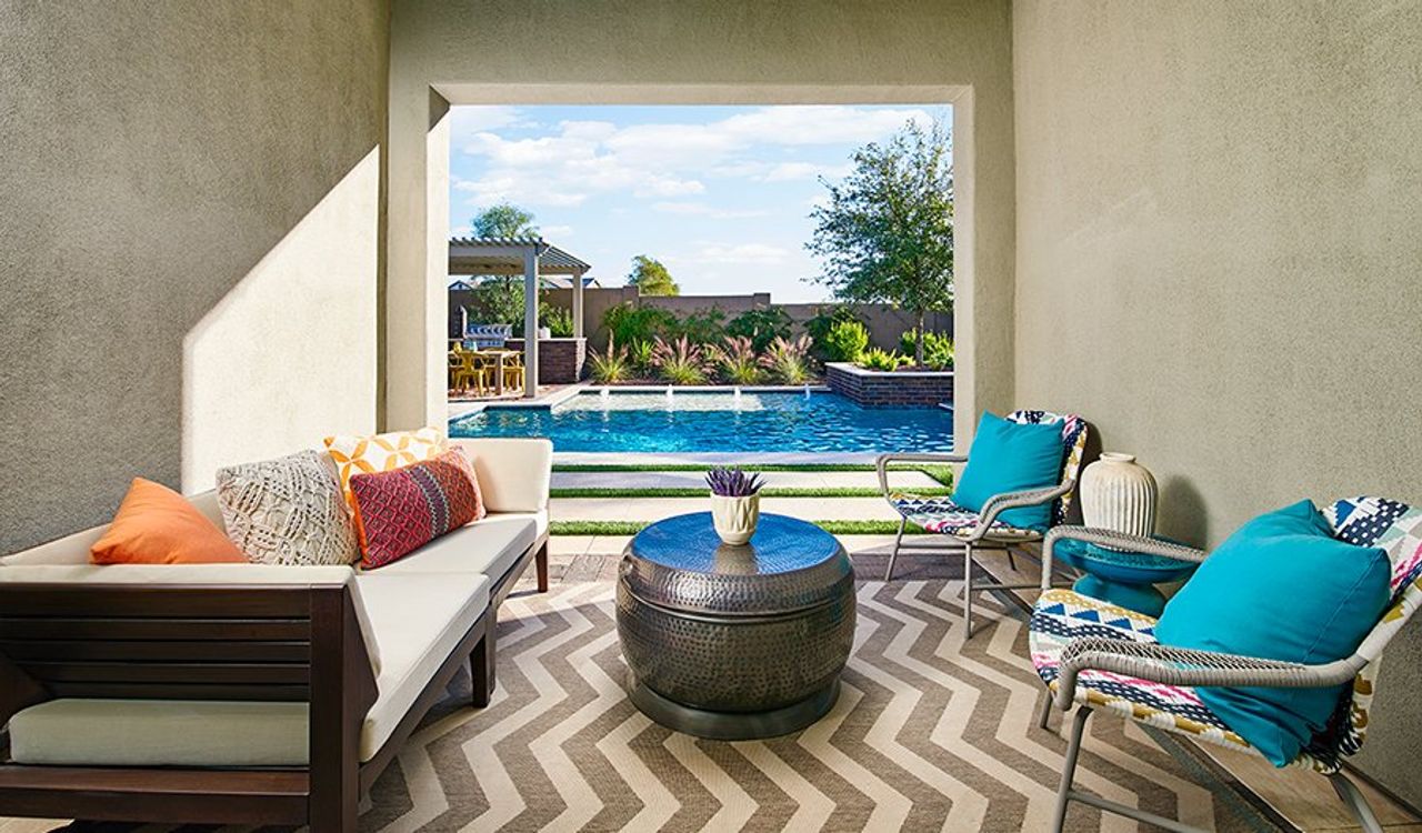 Exterior details of a home in Portfolio at Montecito, Buckeye (Image 2).