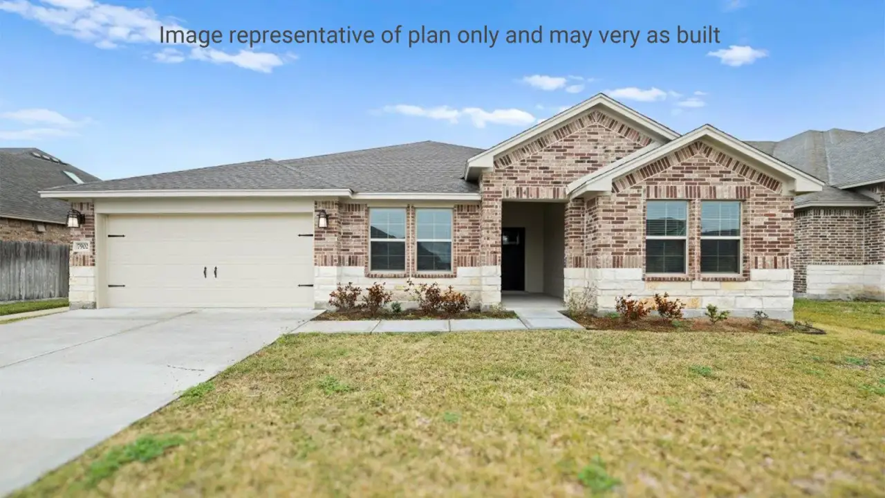 Front exterior of a home in the Angelita Estates community, located in Odem, TX (Image 2).