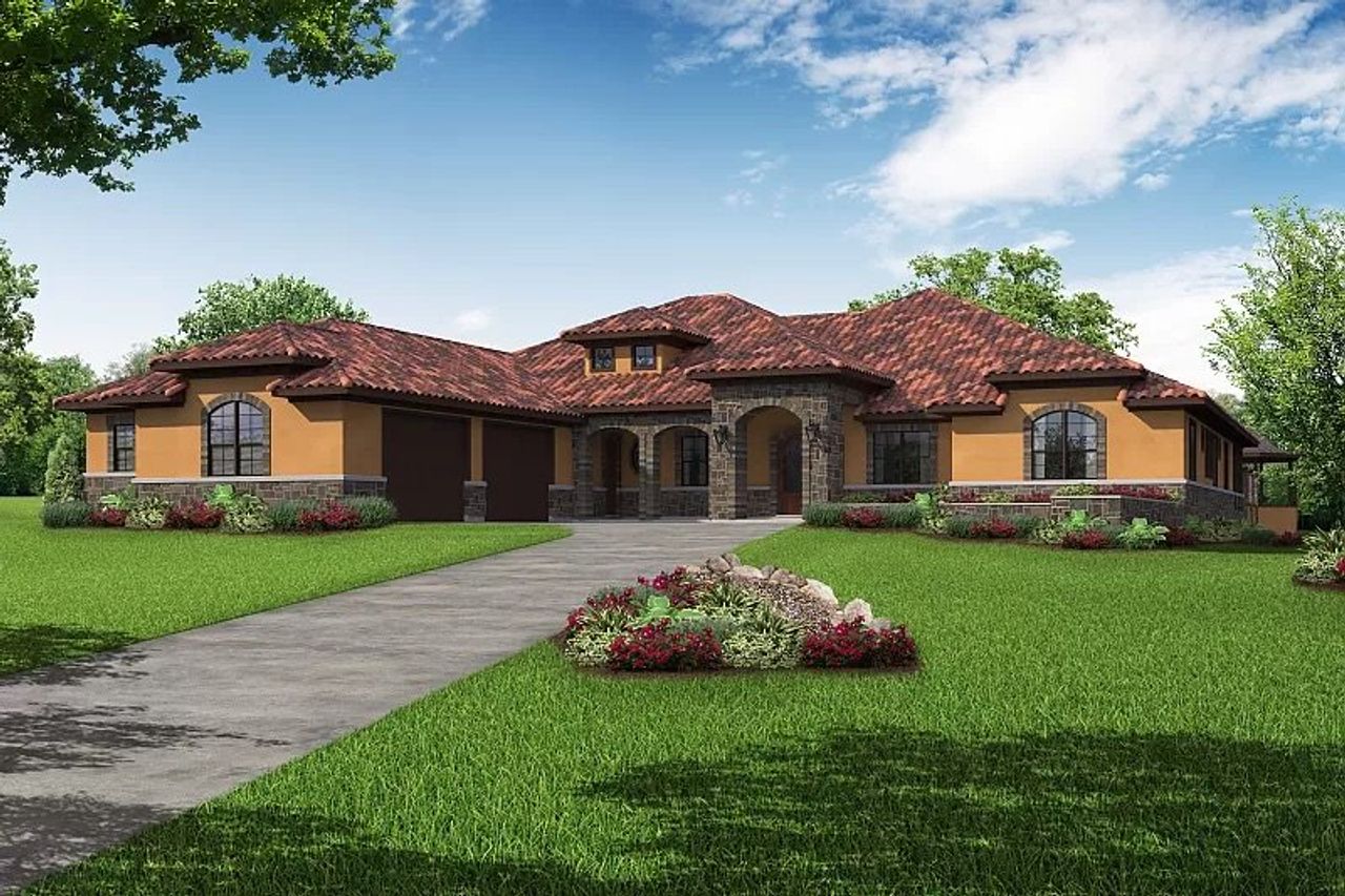 Front exterior of a home in the Ensenada Shores community, located in Canyon Lake, TX (Image 2). Front exterior of a home in the Ensenada Shores community, located in Canyon Lake, TX (Image 2).