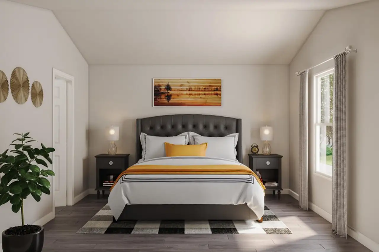 Furnished interior in a model home at Williford Estates in Lumberton (Image 2).