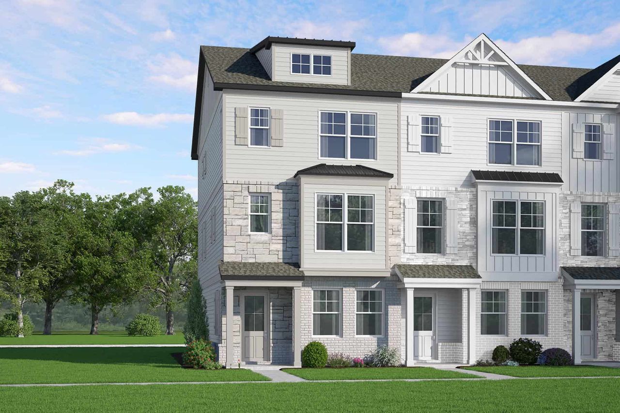 Front exterior of a home in the Marietta Crossing Township community, located in Marietta, GA (Image 2).