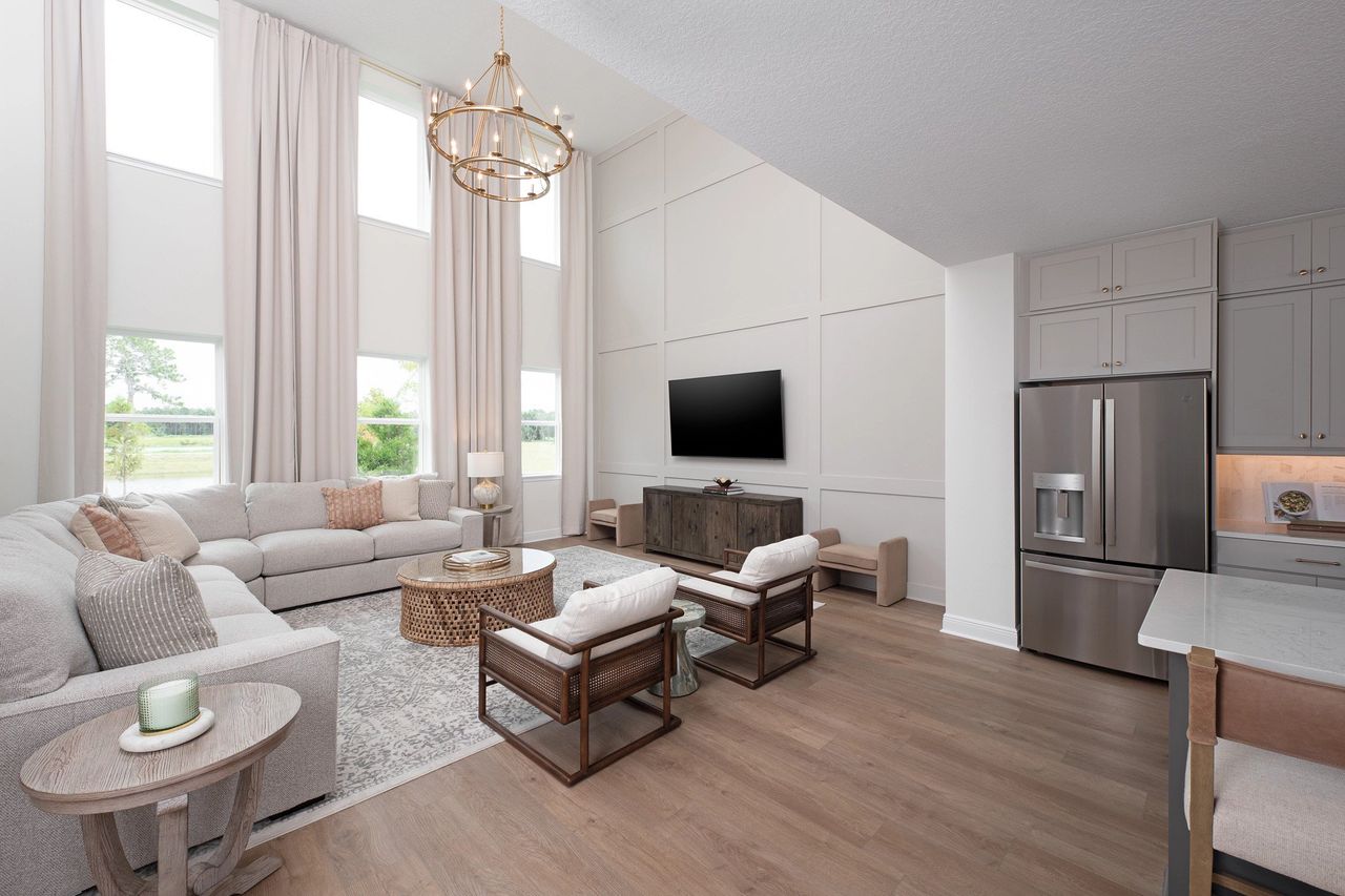 Furnished interior in a model home at Lake Cawood Traditional in Windermere (Image 2).