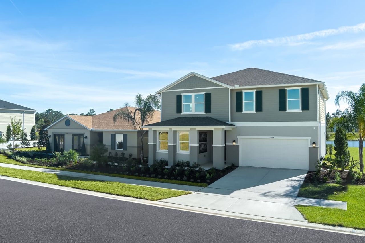 Front exterior of a home in the Chapel Manor II community, located in Zephyrhills, FL (Image 2). Front exterior of a home in the Chapel Manor II community, located in Zephyrhills, FL (Image 2).
