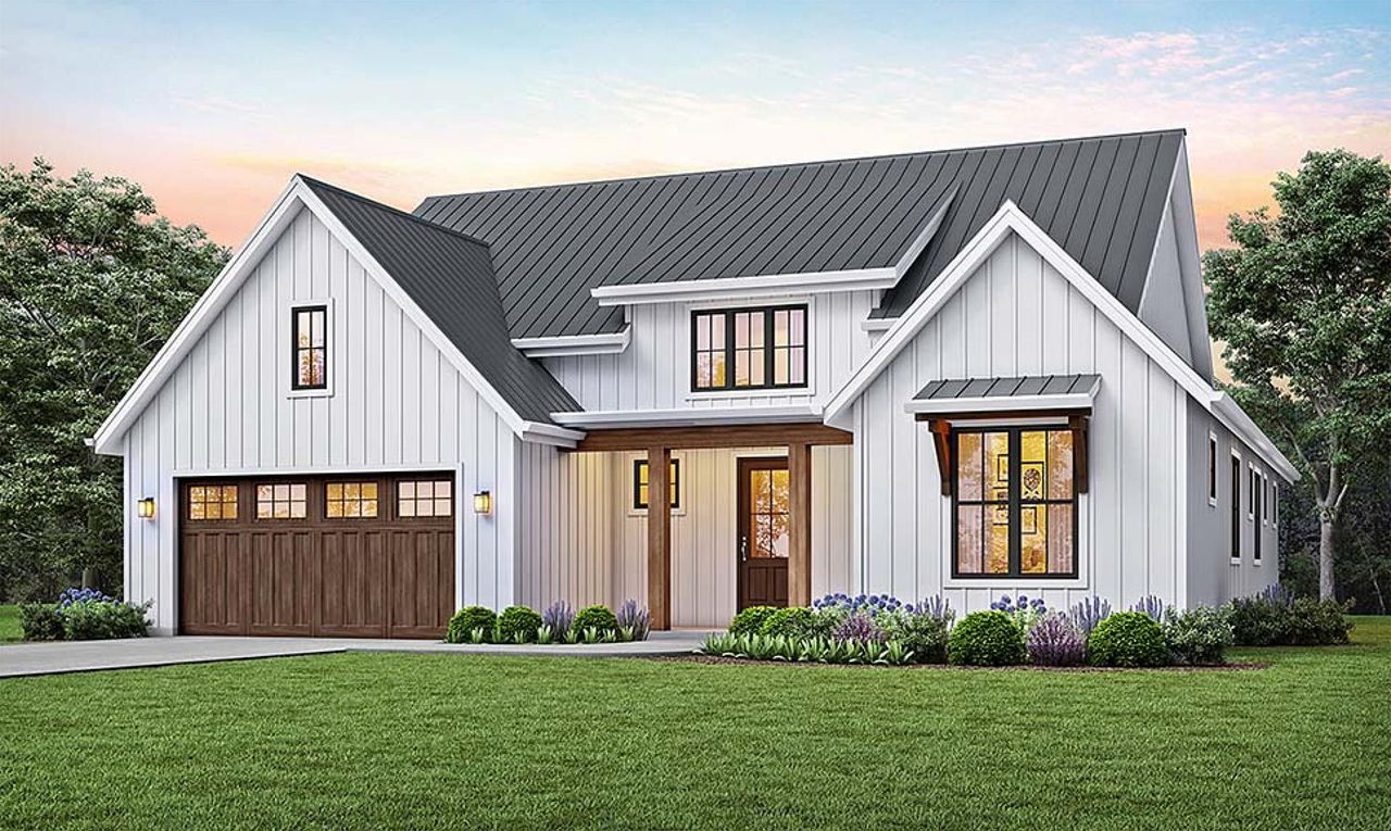 Front exterior of a home in the Stratford community, located in Kingston, GA (Image 2).