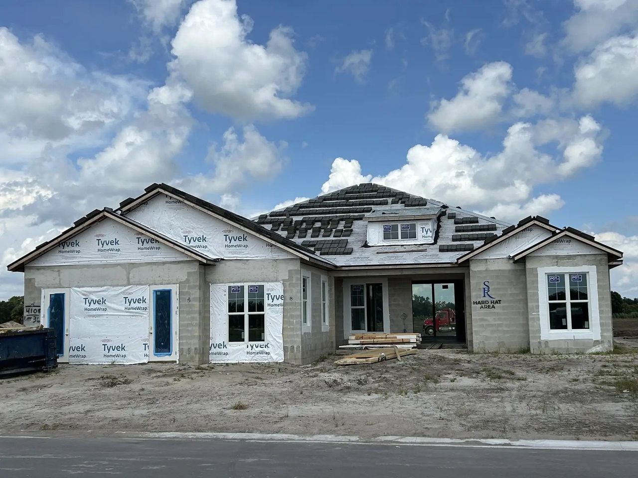 Homes under construction in the Arbour Lake Preserve community in Sarasota, FL (Image 2).