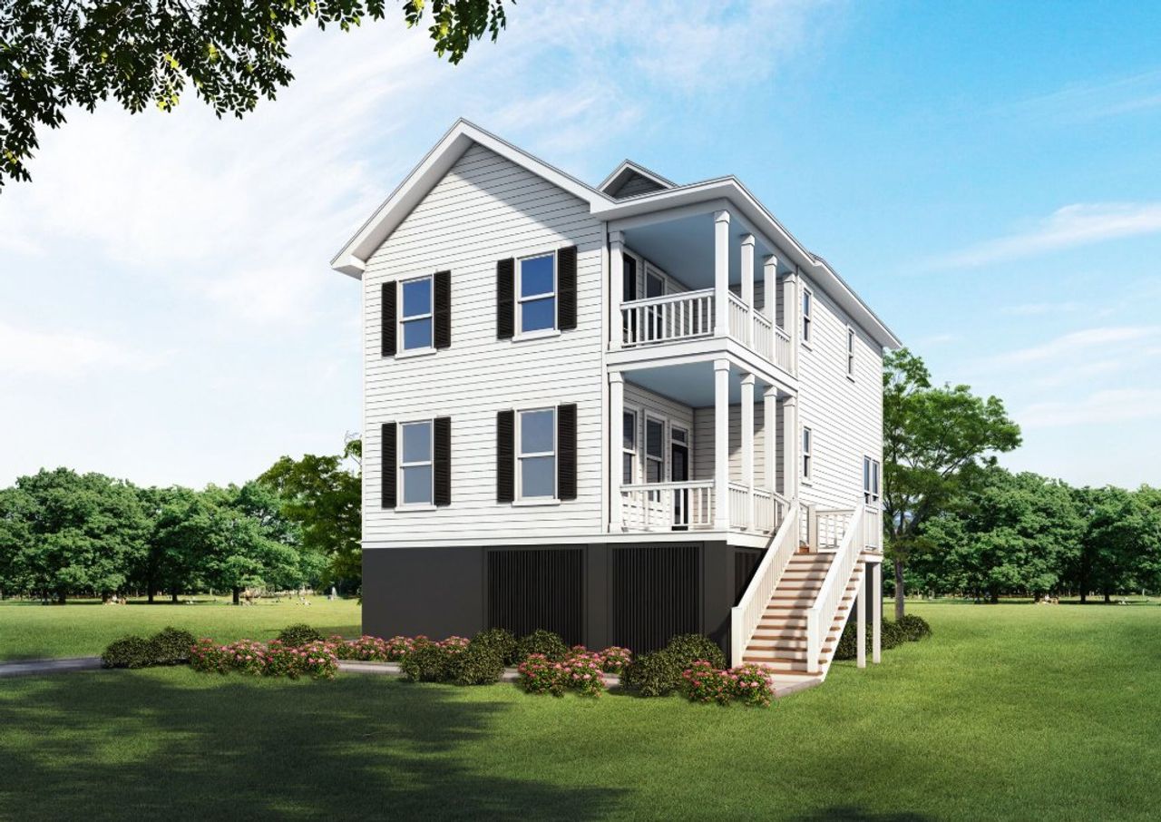 Front exterior of a home in the The Cove at Martins Creek community, located in Charleston, SC (Image 2).