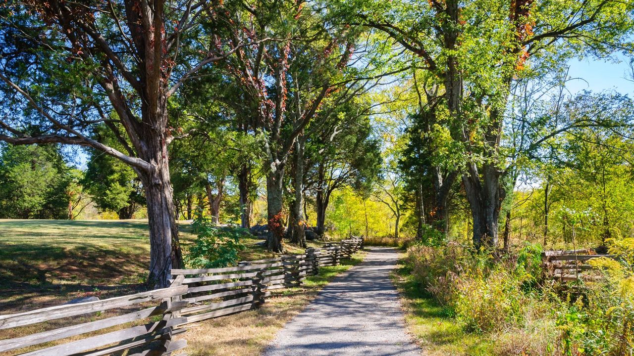 Stones River National Battlefield path