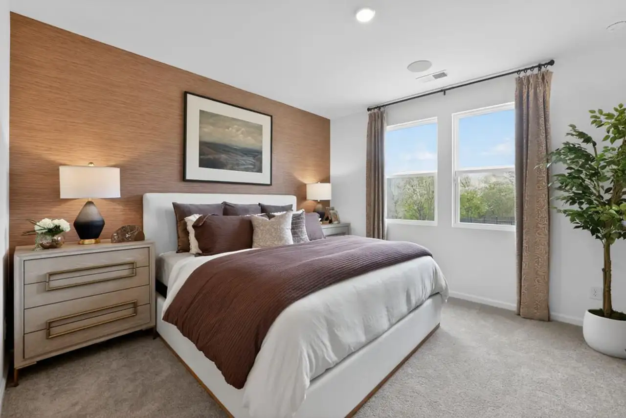 Furnished interior in a model home at Patterson Grove in Kings Mountain (Image 2).