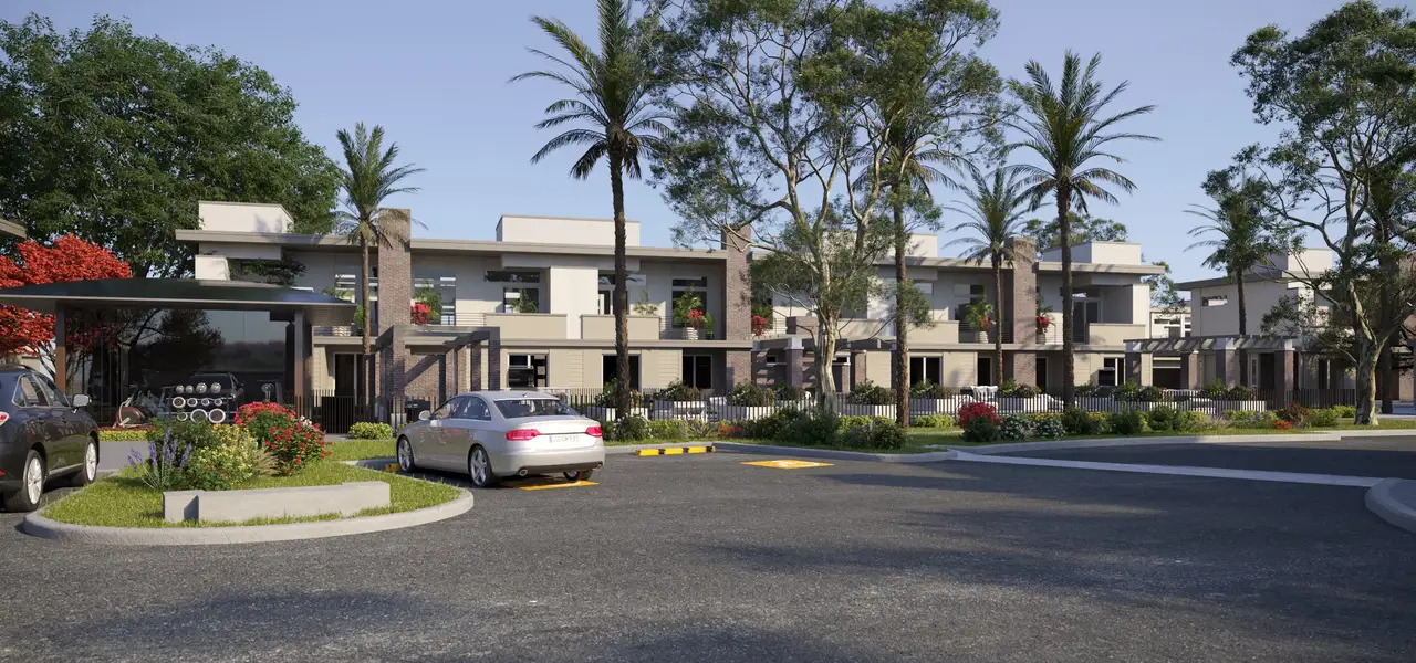 Front exterior of a home in the Recker Ranch community, located in Mesa, AZ (Image 2).