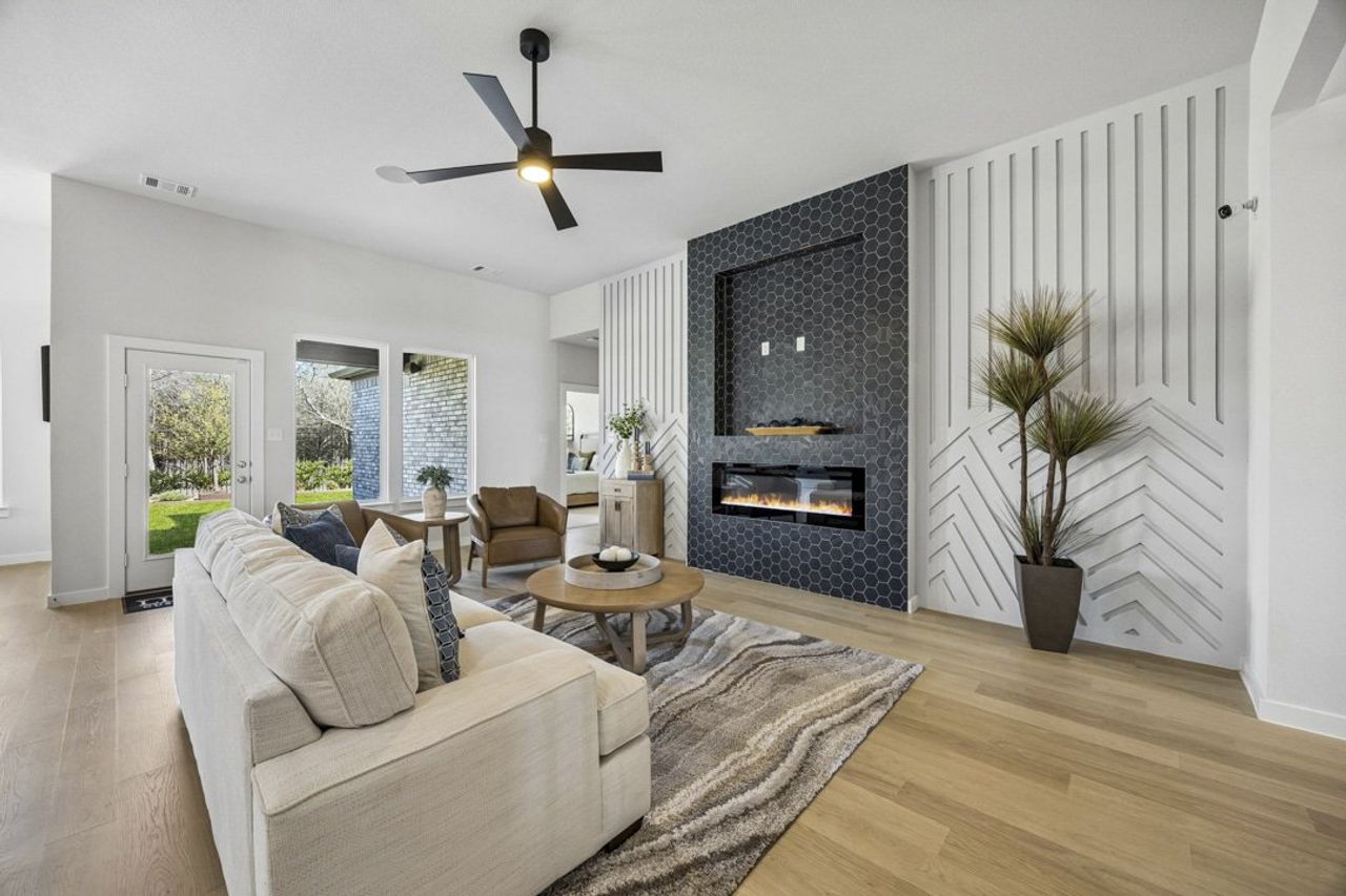 Furnished interior in a model home at Paloma Trails in Decatur (Image 2).
