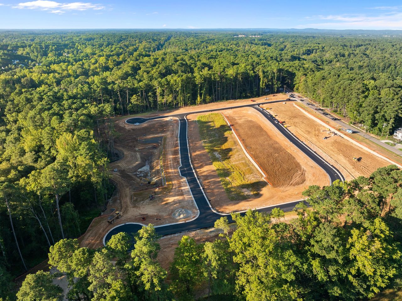 Site preparation and early development at Oldfourth in Durham, NC (Image 2).