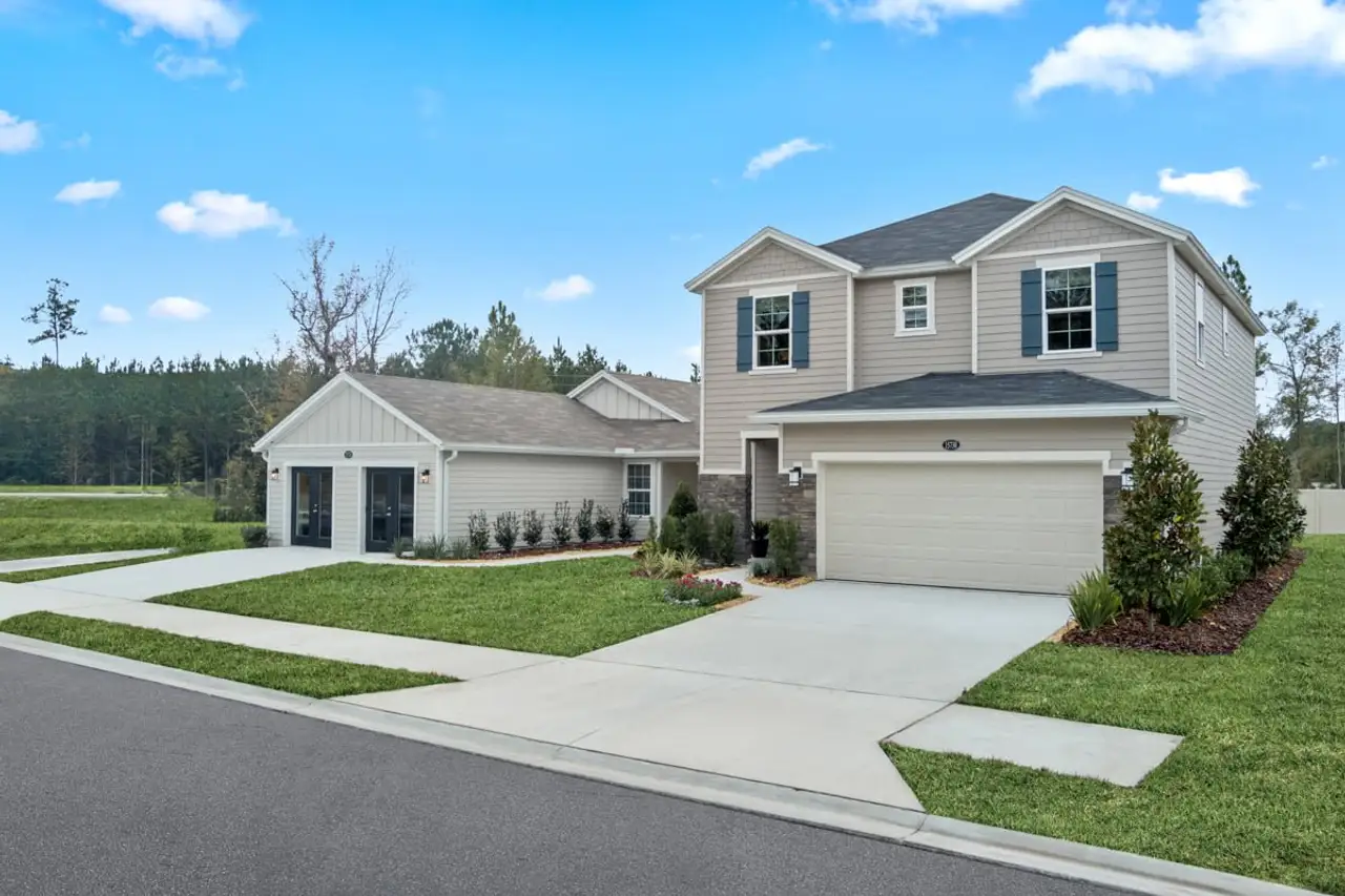Front exterior of a home in the Seaton Hollow community, located in Jacksonville, FL (Image 2).