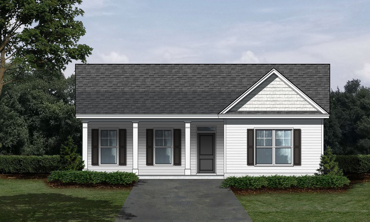 Front exterior of a home in the Hawks Trail community, located in Gaston, SC (Image 2).