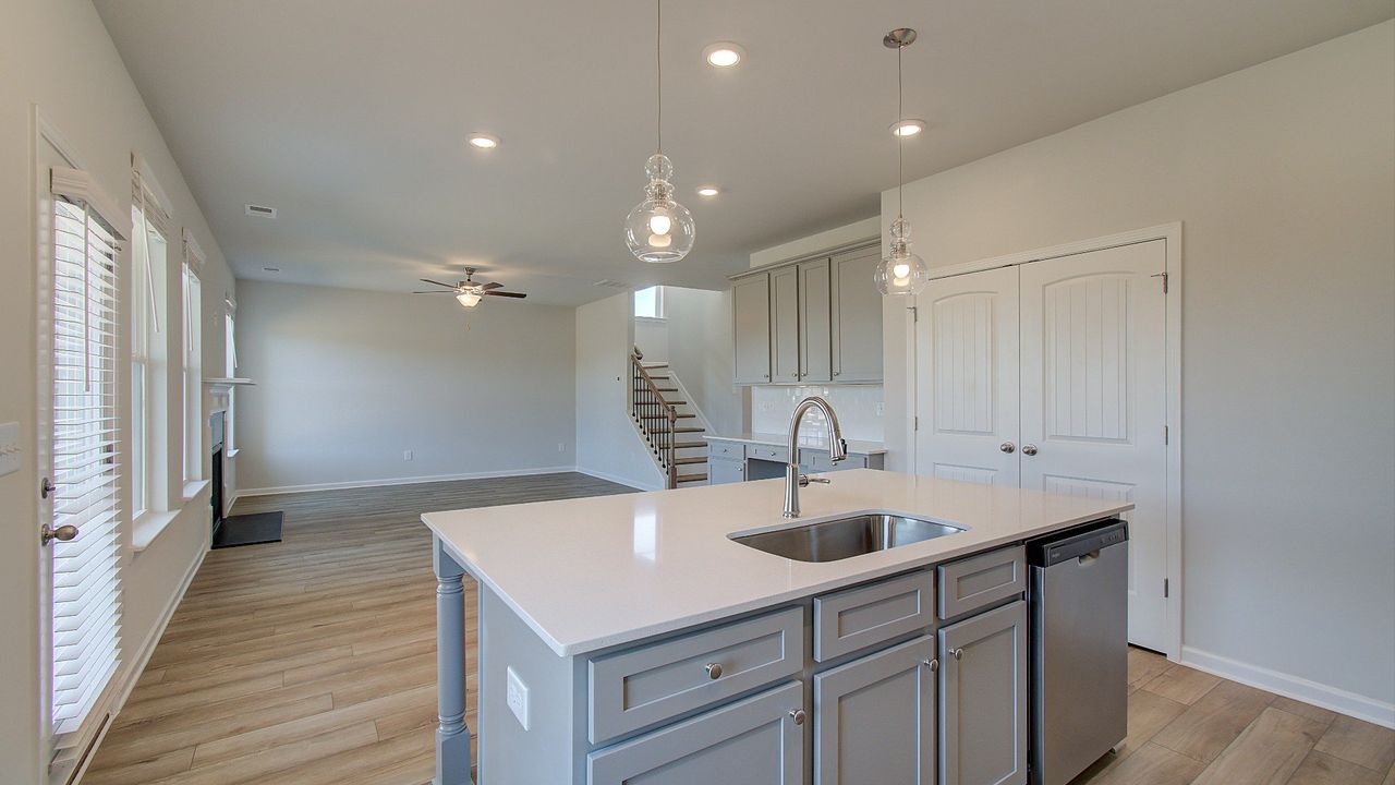 Furnished interior in a model home at Cottages at Bearwood in Mount Pleasant (Image 2).