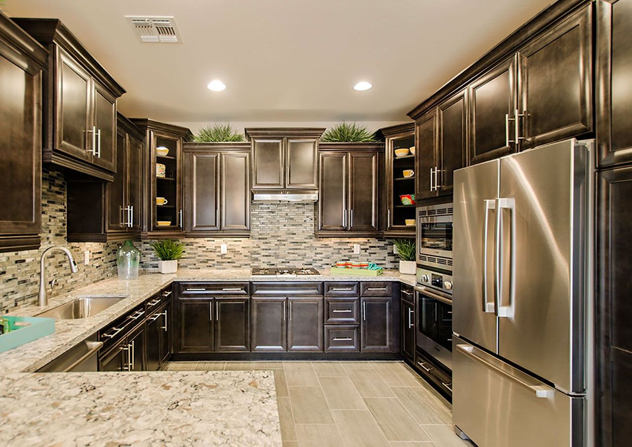 Furnished interior in a model home at The Ridge At Troon North in Scottsdale (Image 2).