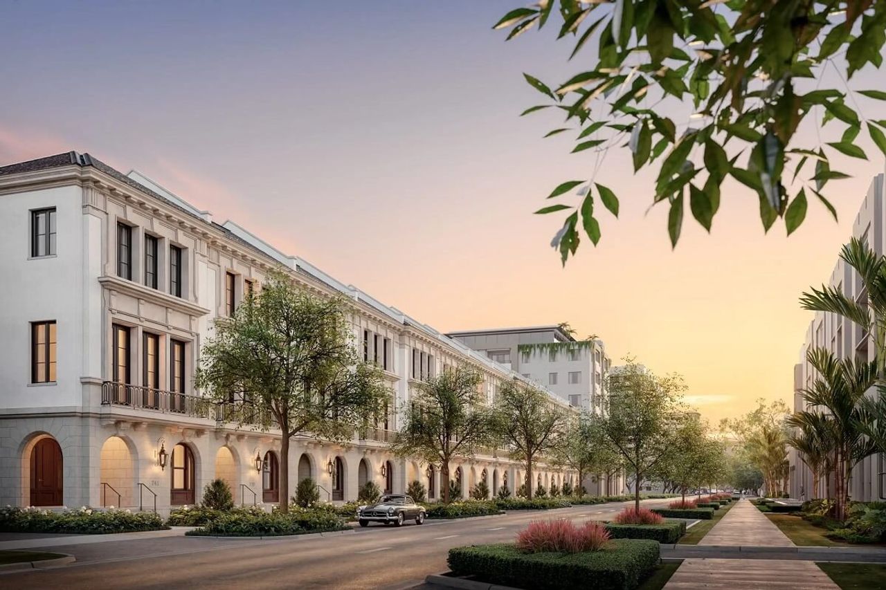 Front exterior of a home in the The George Residences community, located in Coral Gables, FL (Image 2).
