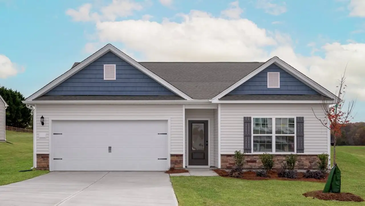 The Cary has a 2-car garage