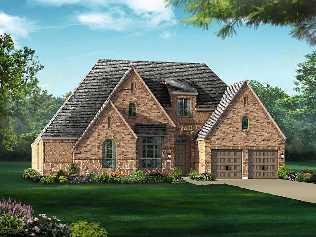 Front exterior of a home in the The Ridge at Northlake community, located in Northlake, TX (Image 2).