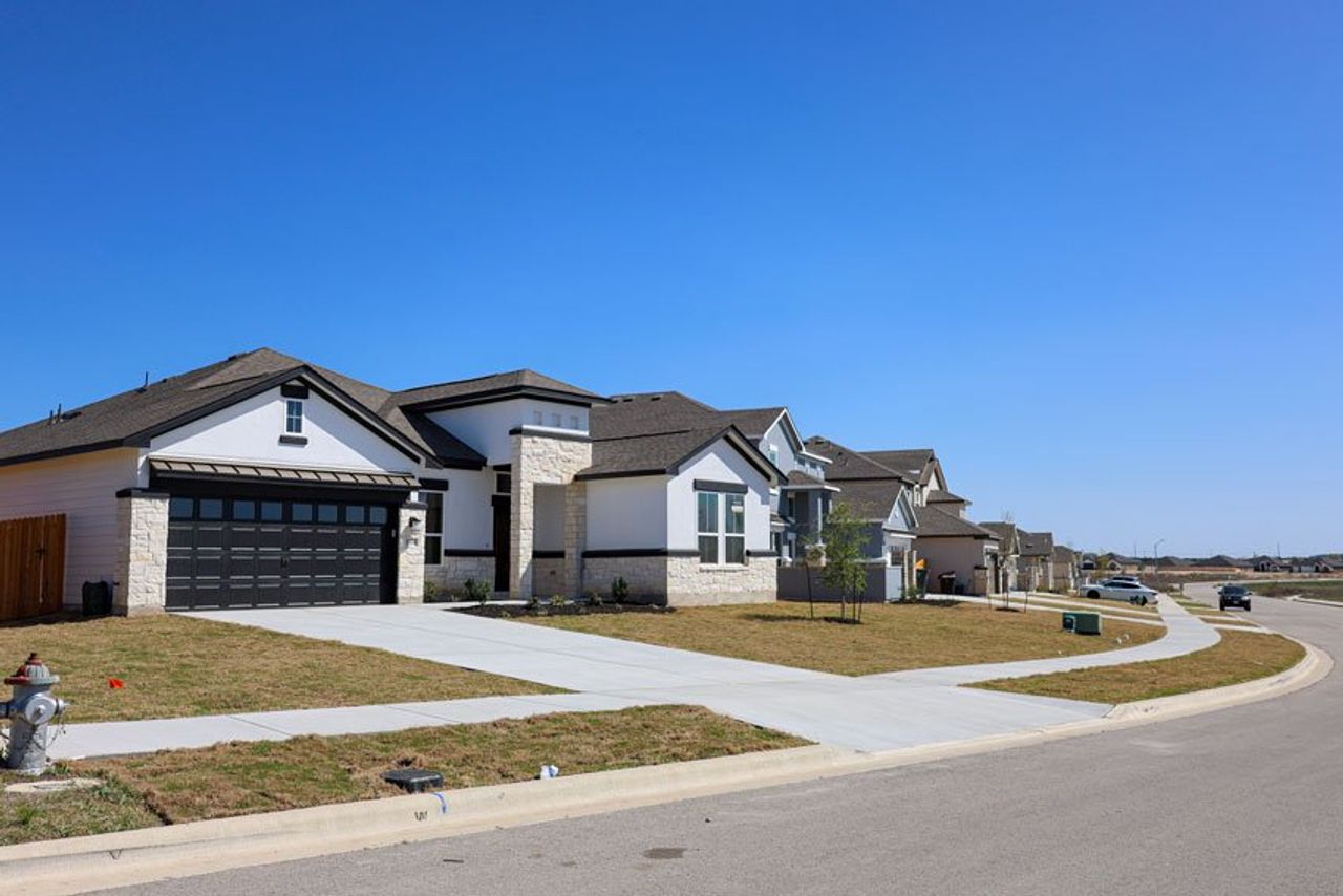 Front exterior of a home in the Levy Crossing community, located in Killeen, TX (Image 2).