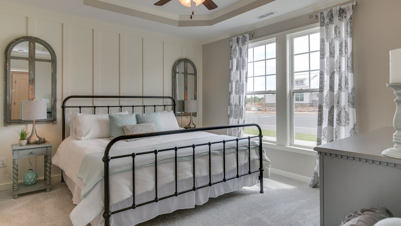 Furnished interior in a model home at Riverwalk Pointe at Mallory Creek in Leland (Image 2).