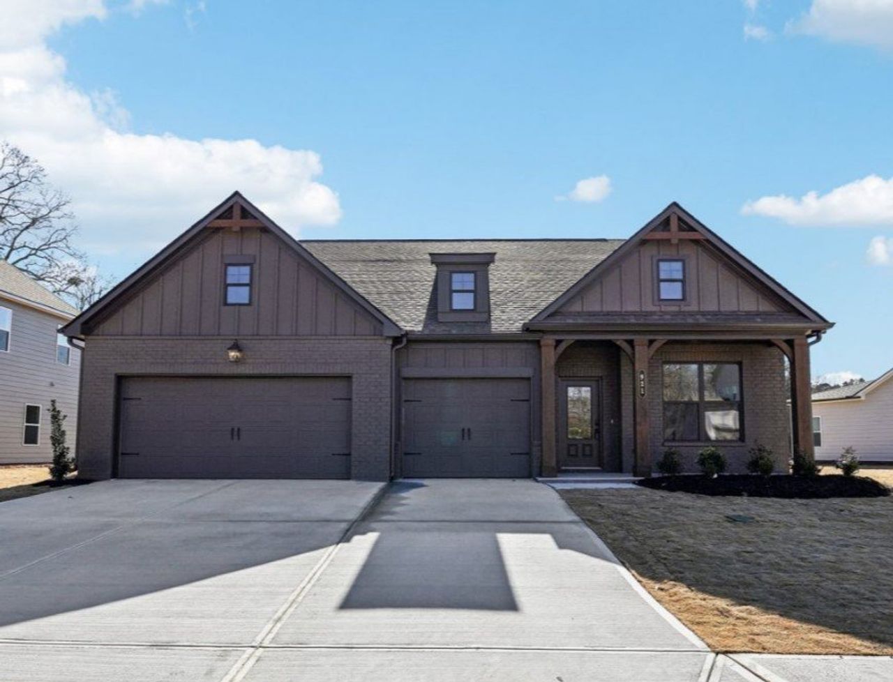 Front exterior of a home in the The Grand community, located in Jefferson, GA (Image 2).