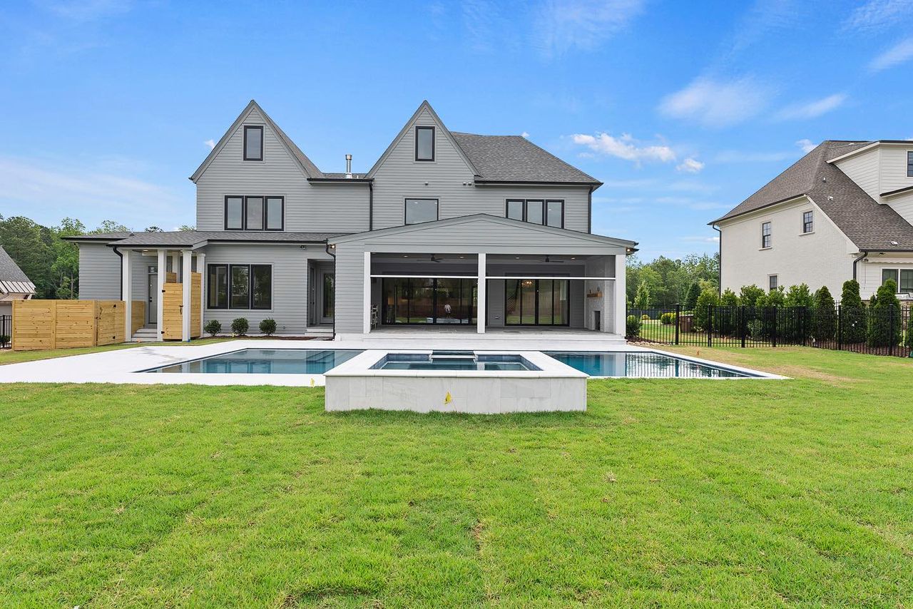 Front exterior of a home in the Wexford Reserve community, located in Wake Forest, NC (Image 2).