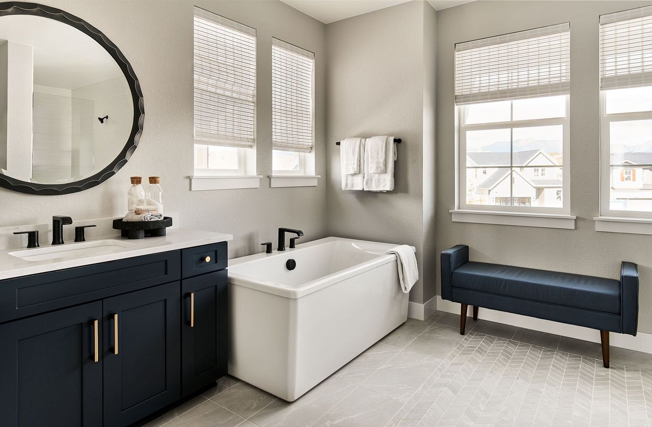 Furnished interior in a model home at Macanta Reserve in Castle Rock (Image 2).