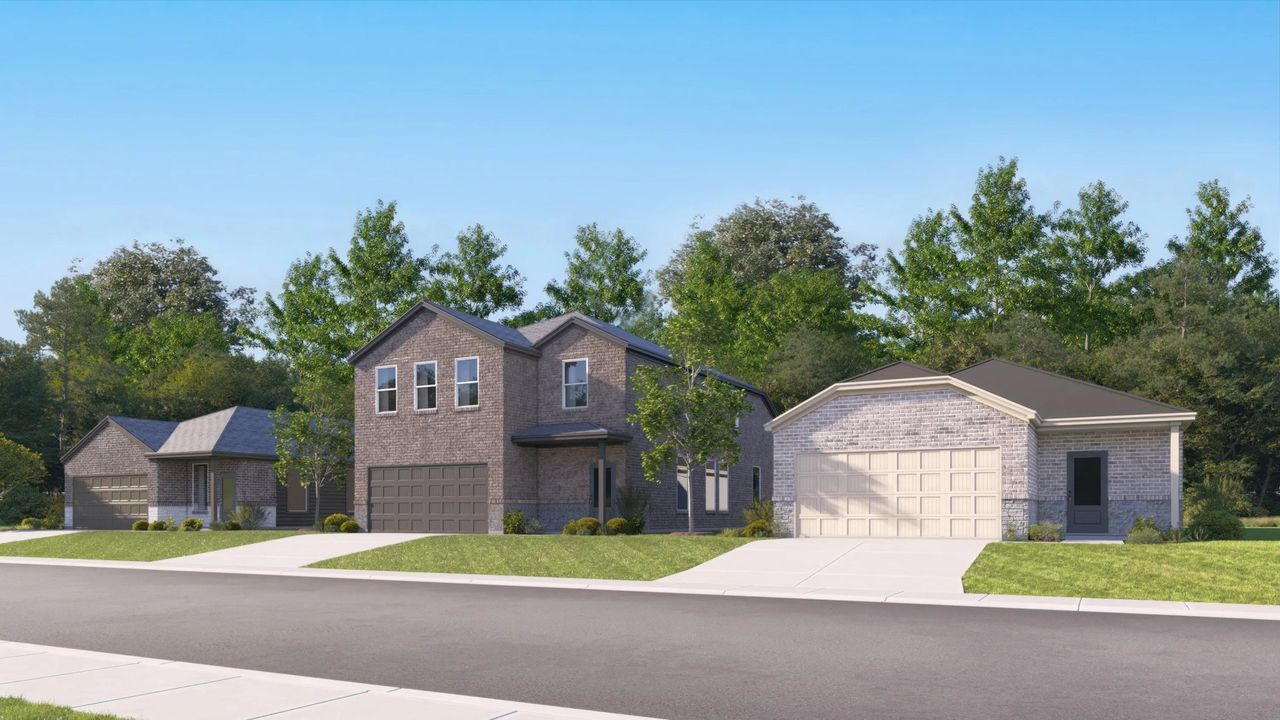 Front exterior of a home in the Cove At Cooper community, located in Lubbock, TX (Image 2).
